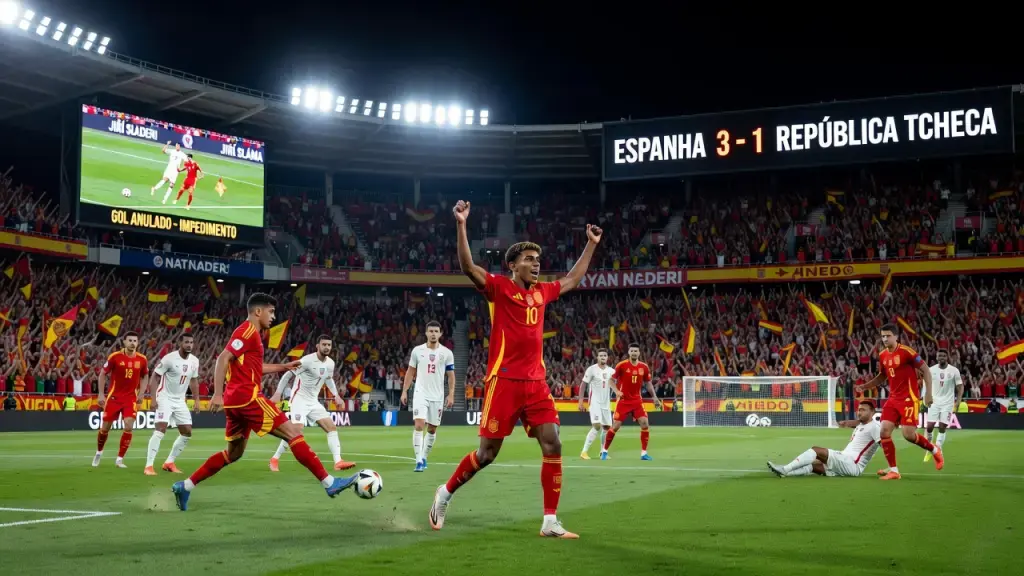 Espanha goleia e humilha República Tcheca na Liga das Nações
