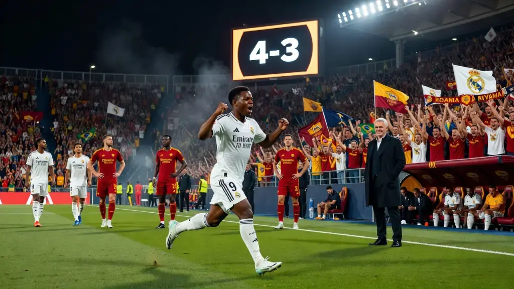 Endrick Decide, Real Madrid Vira Sobre a Roma e Agrada Mourinho